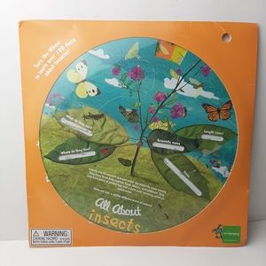 🍒4 for $20🍒 Mudpuppy - All About Insects - Wheel Kids Educational Toy